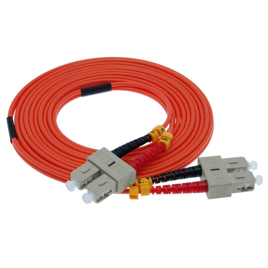 OM1 SC-SC Duplex Multimode 62.5/125 Fiber Cable