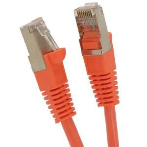 6Ft Cat6 Shielded (SSTP) Ethernet Network Cable Booted Red