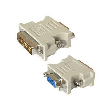 DVI-I Dual Link Male (24+5) / VGA (DB15HD) Female Adapter