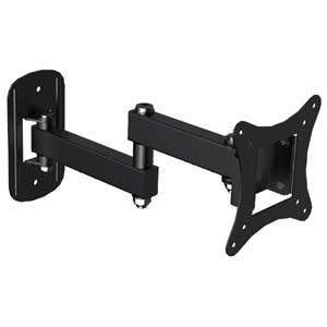 Flat TV Mount for 10"~25" w/12.4" Arm 100mm VESA, BARL230S3