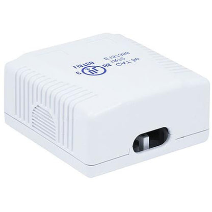 Cat.5e 2-Port Surface Mount Box White