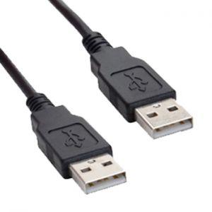 10Ft A-Male to A-Male USB2.0 Cable Black