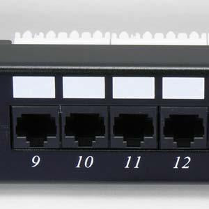 Cat.5E 110 Type Patch Panel 24Port Rackmount
