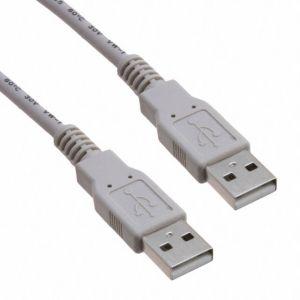 10Ft A-Male to A-Male USB2.0 Cable Black