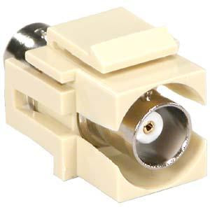 Snap-in BNC F/F Keystone Module White