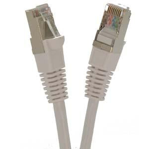 125Ft Cat6 Shielded (SSTP) Ethernet Network Cable Booted Gray