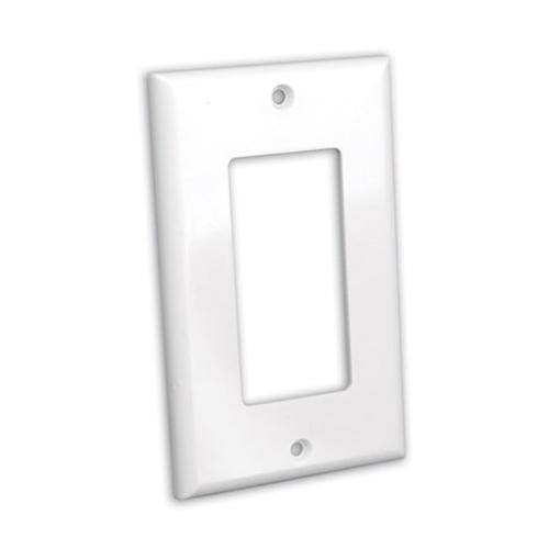 Single Gang Decora Wall Plate White