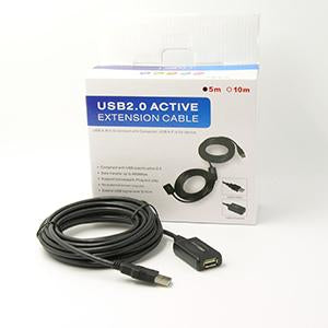 16Ft USB 2.0 Active Repeater Cable A-Male to A-Female
