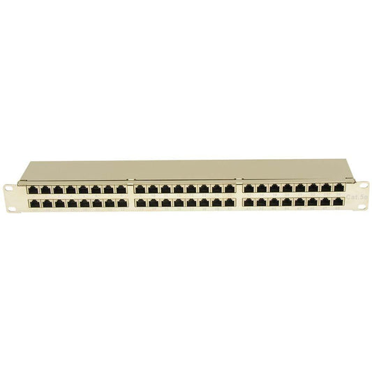 Cat.5E 1U 48Port Shielded Patch Panel