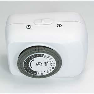 Mechanical Timer 24 Hour with Single 3-Prong Outlet