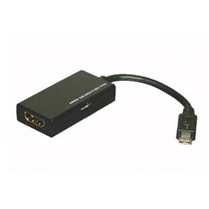 Micro USB Male to HDMI Female MHL Adapter