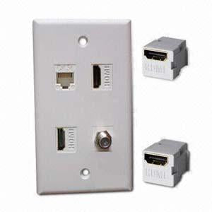 HDMI Keystone Coupler White