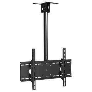 LCD LED Flat Screen TV Ceiling Mount Adjustable Pole Angle 32"~55" Tilt, BCEM101M
